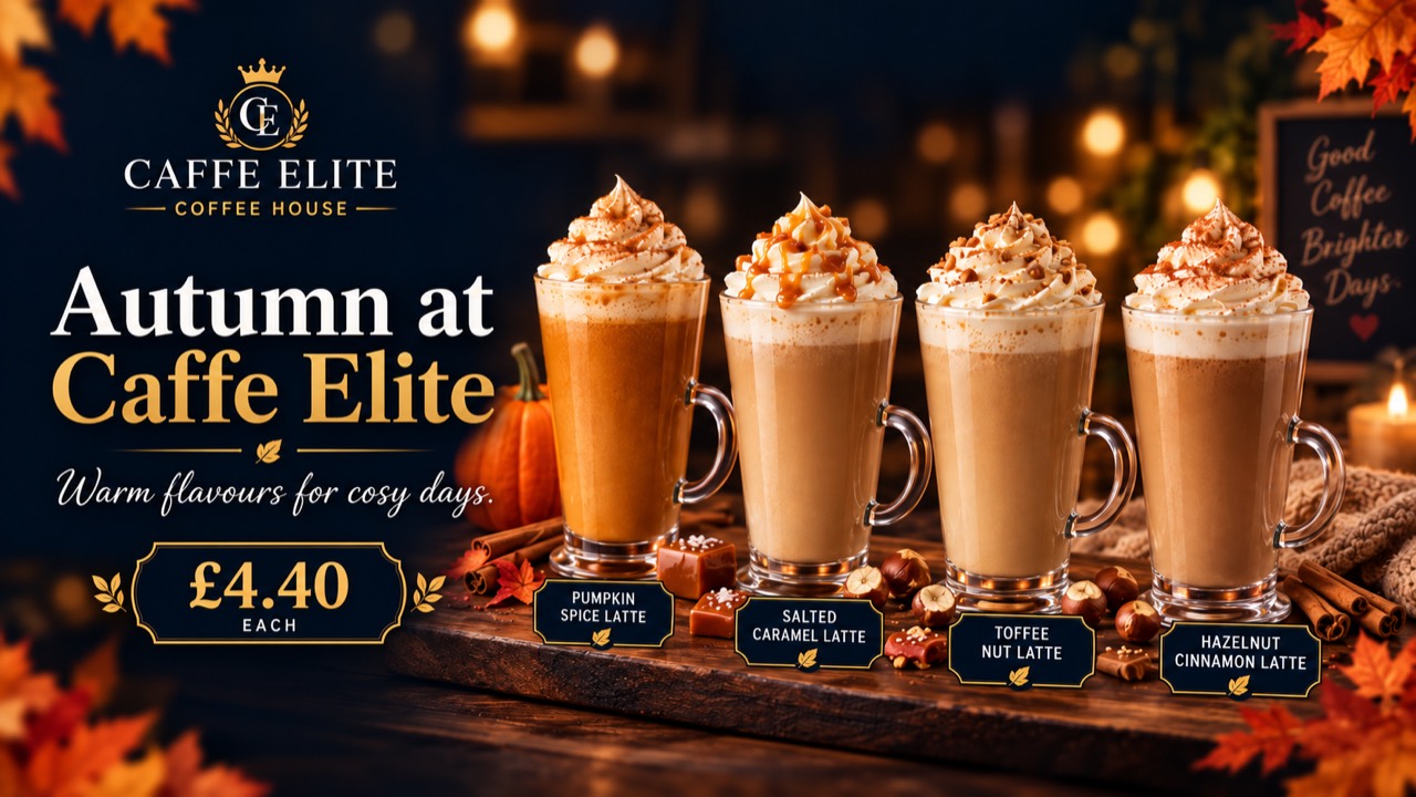 Autumn drinks at Caffe Elite