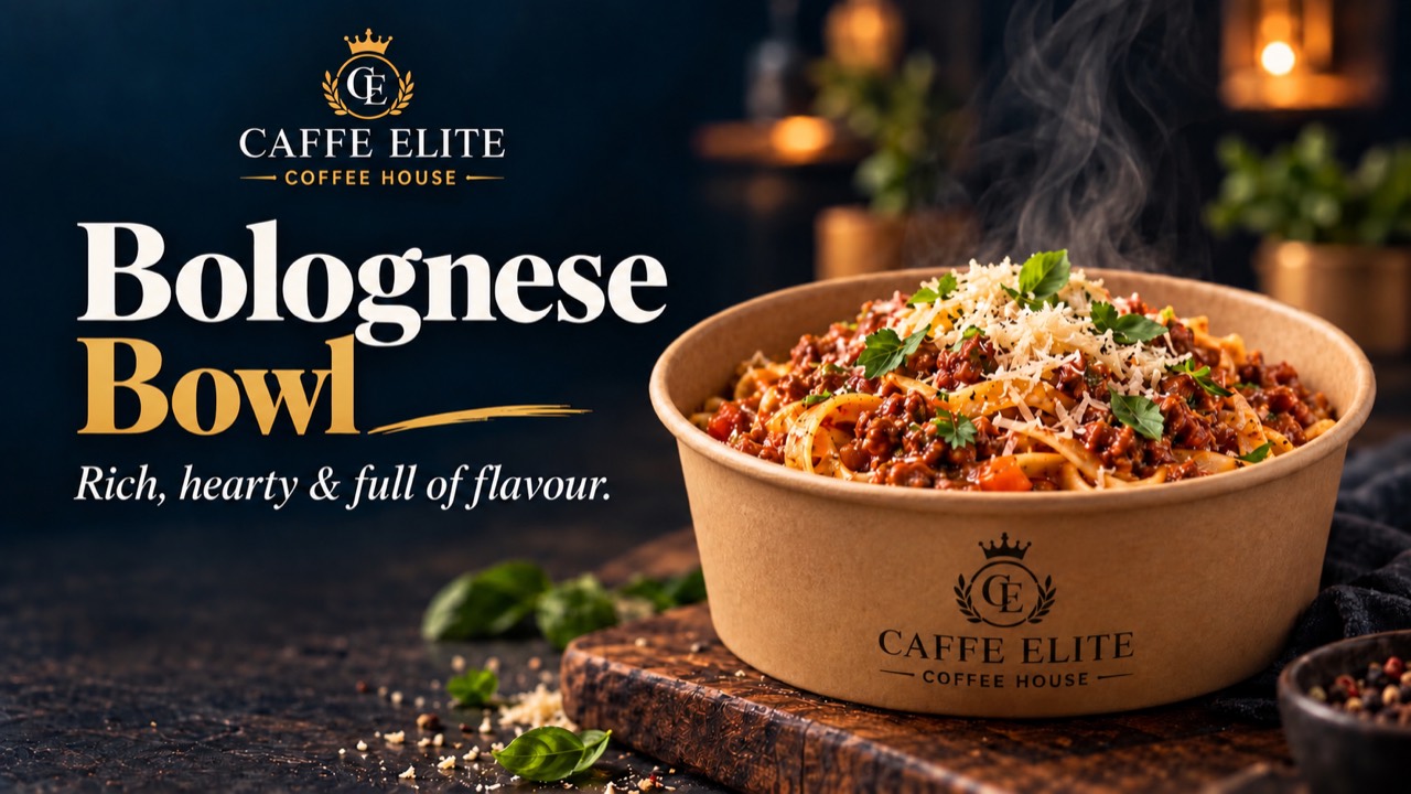 Bolognese bowl at Caffe Elite